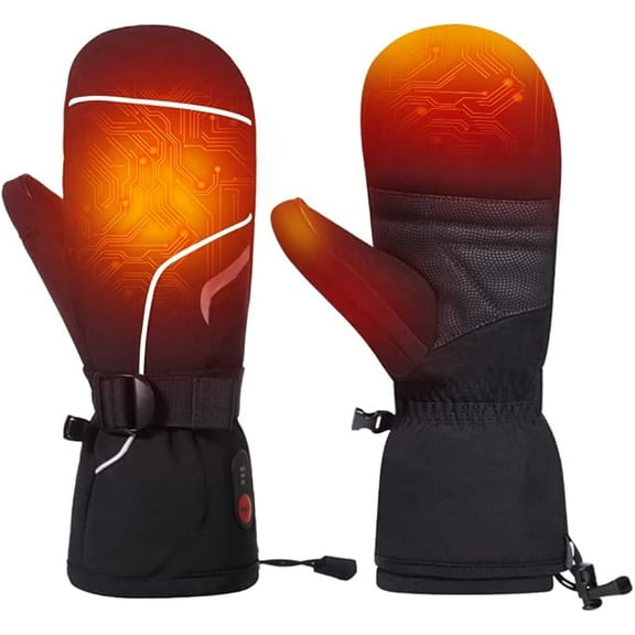 Savior Heated Gloves for Men and Women,Rechargeable Electric Heated Mittens,Suitable for Winter Outdoor Work,Skiing,Running,Hiking,etc.