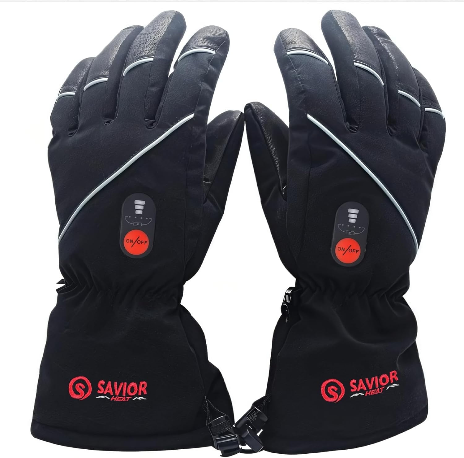 Savior Heated Gloves for Men and Women,Rechargeable Heated Electric Gloves,Suitable for Winter Outdoor Work,Skiing,Cycling,Running,Hiking,etc.