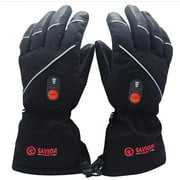 SAVIOR HEAT ed Gloves for Men and Women,Rechargeable Heated Electric Gloves,Suitable for Winter Outdoor Work,Skiing,Cycling,Running,Hiking,etc.