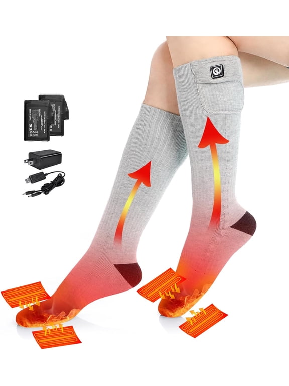 ed Socks,Men Women Electric Battery Socks Foot Warmer