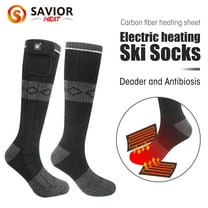 Savior Hot Sale Winter Warm Motorcycling Skiing Hunting Fishing Rechargeable Battery Heated Socks for Women Men