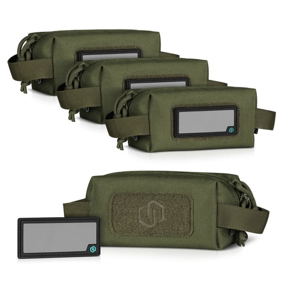 Savior Loose Sac Mini, Soft Ammo Carrier (4 Pack)(Green)