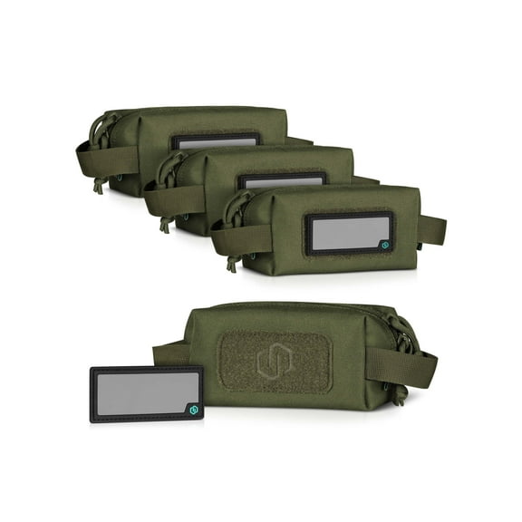 Savior Loose Sac Mini, Soft Ammo Carrier (4 Pack)(Green)