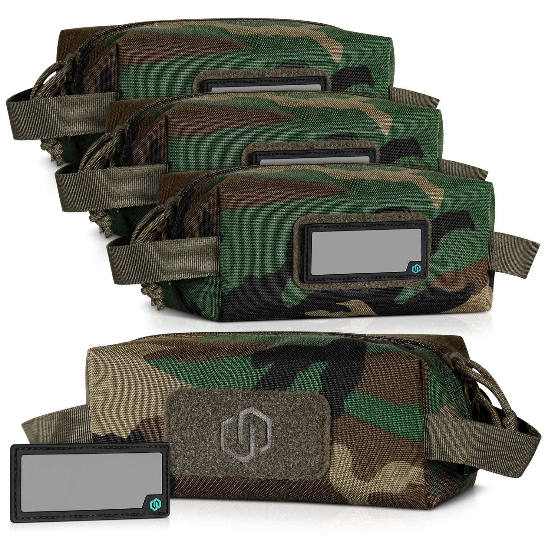 Savior Loose Sac, Soft Ammo Carrier (4 Pack)(M81 Woodland
