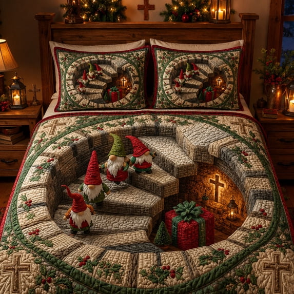 Savior's Light 3-Piece Quilted Bedding Set - Walmart.com