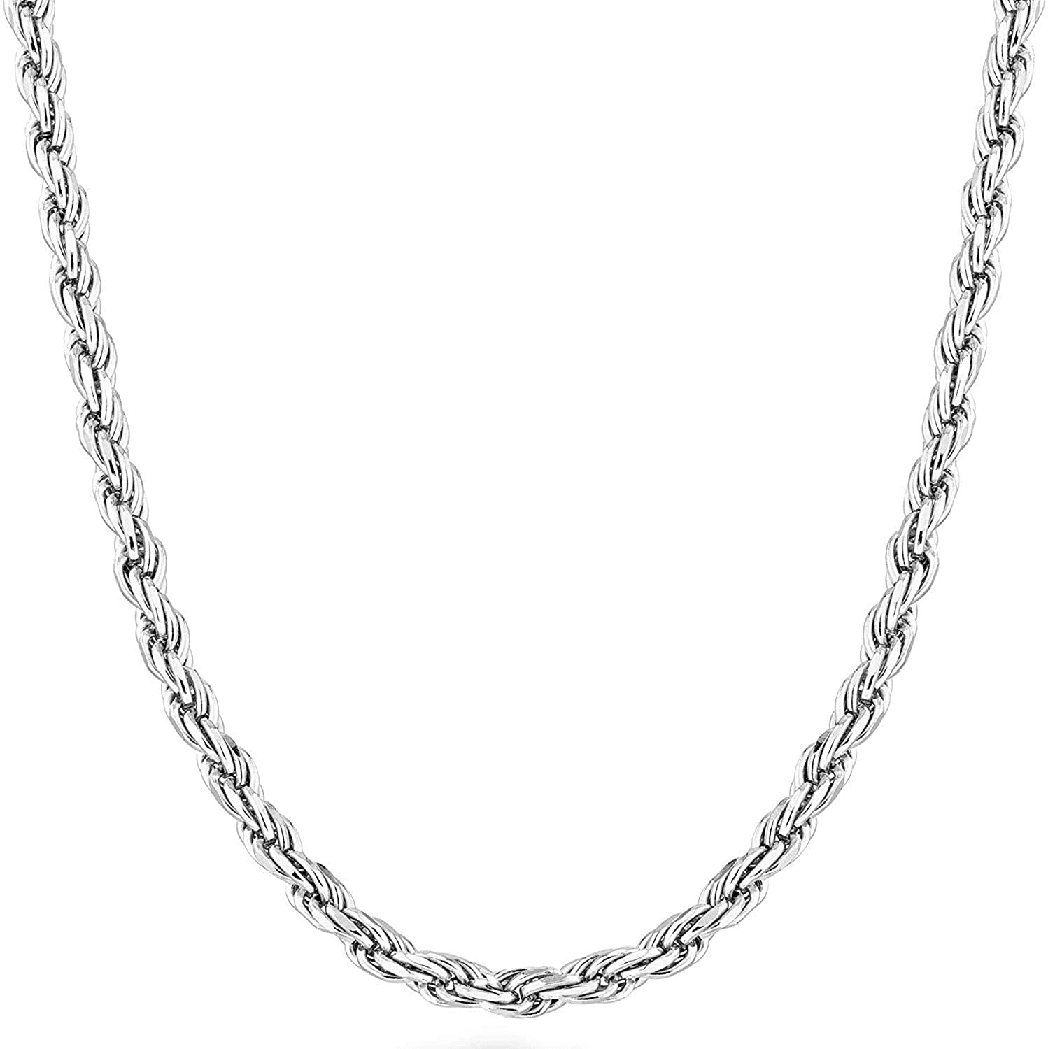 Savlano 925 Sterling Silver Italian Solid Figaro Chain Bracelet - 7 Inch, 3.5mm, Gift Box, Made In Italy - View #4