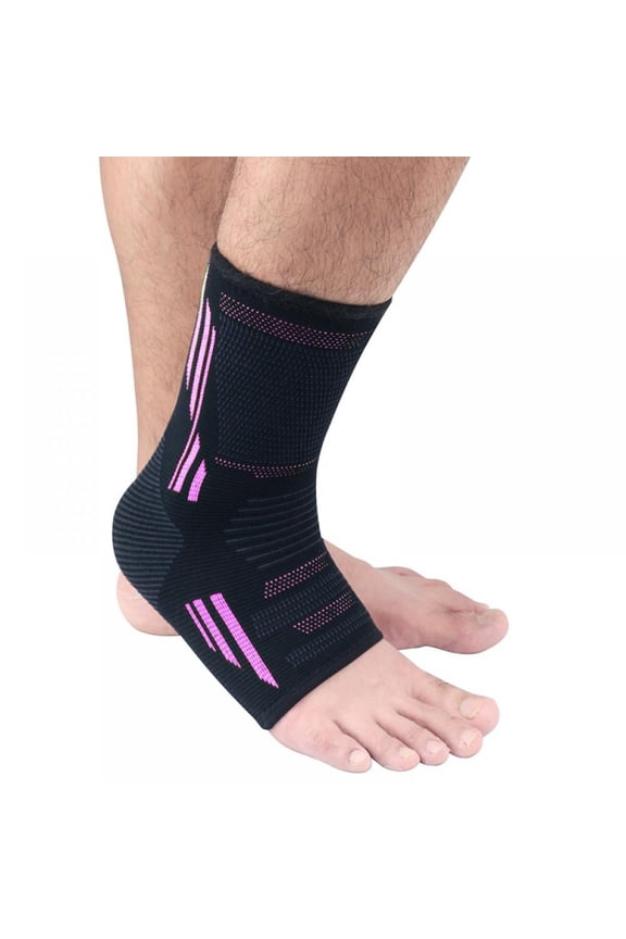 1pc Ankle Support Brace Elastic Compression Wrap Sleeve Sports Relief Pain Foot Anti-slip Anti-sprain Knitted Compression Foot Protective Sleeve Sports Heel Cover Socks