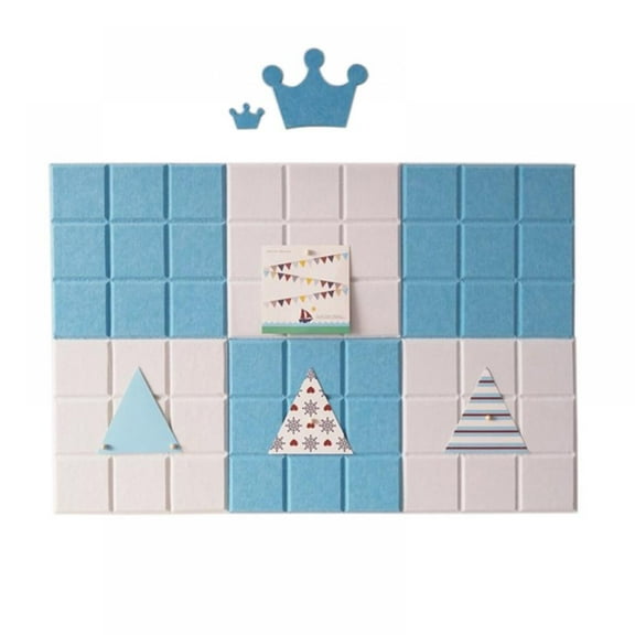 Savlot Nordic Style Felt Background Letter Board Photo Wall Household Message Display Home Decor Office Planner Schedule Board Photo Display Wall Decoration