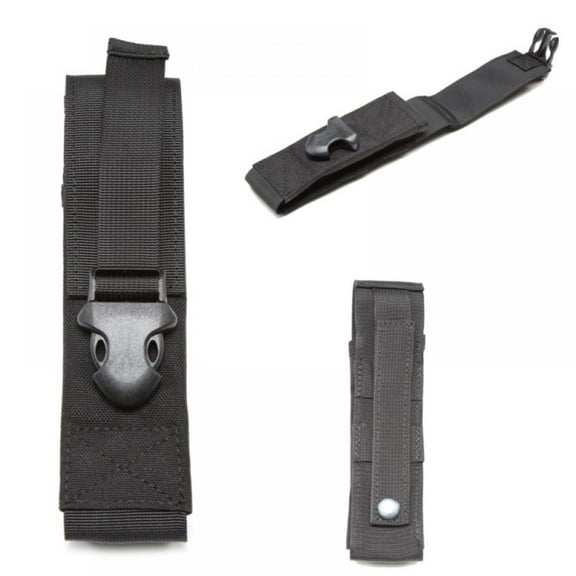 Savlot Tactical Flashlight Pouch Holster, Rotatable Flashlight Holder Belt Clip Tactical Torch Carry Case