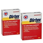 Savogran Dirtex Powder Cleaner - Streak-Free, Hard Surface - 2 Pack, 1-Pound