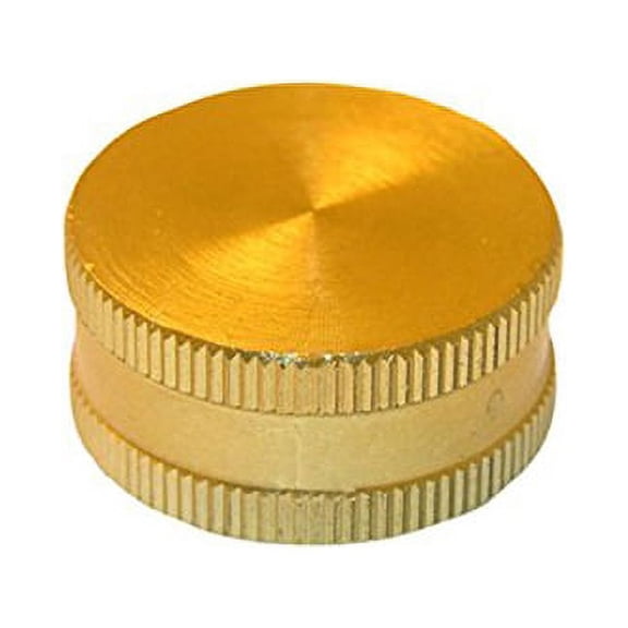 Larsen Supply Brass Hose Cap - Brass, 1 Inch - 6 Pack, Brass Cap for Washer Hose