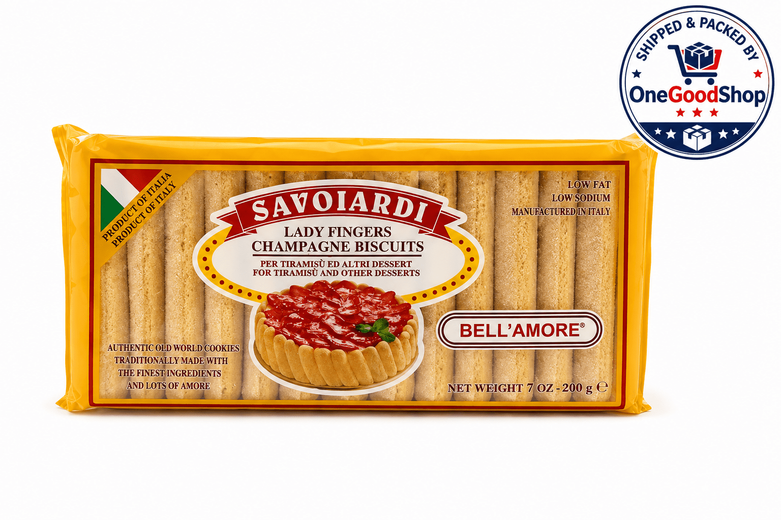 Savoiardi, Italian Lady Fingers, Champagne Biscuits 7 oz