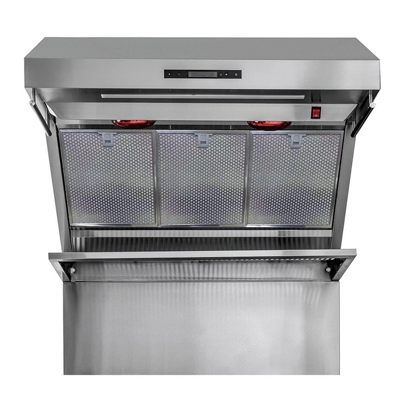 Savona 36-inch Stainless Steel Wall Mount Range Hood with Hybrid Filters