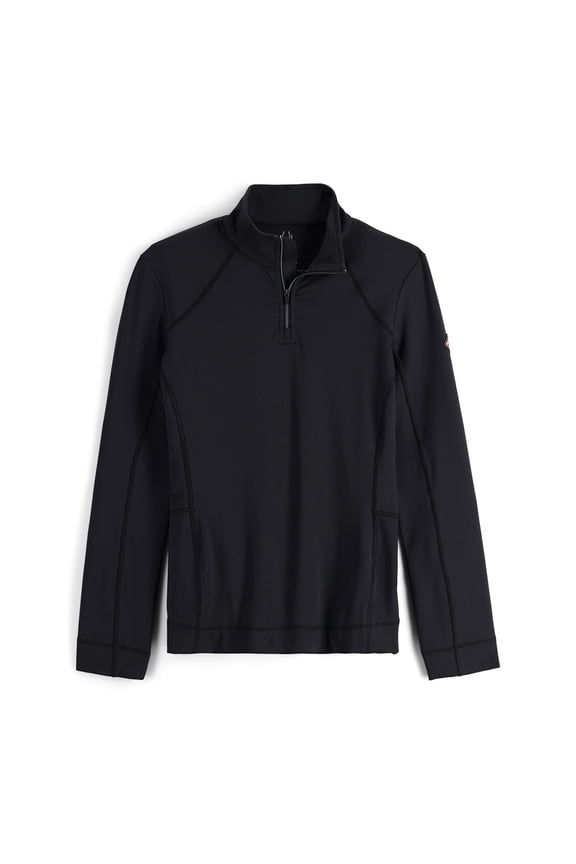 Women's Savona Half Zip, Knitted Pullover, Small - Black