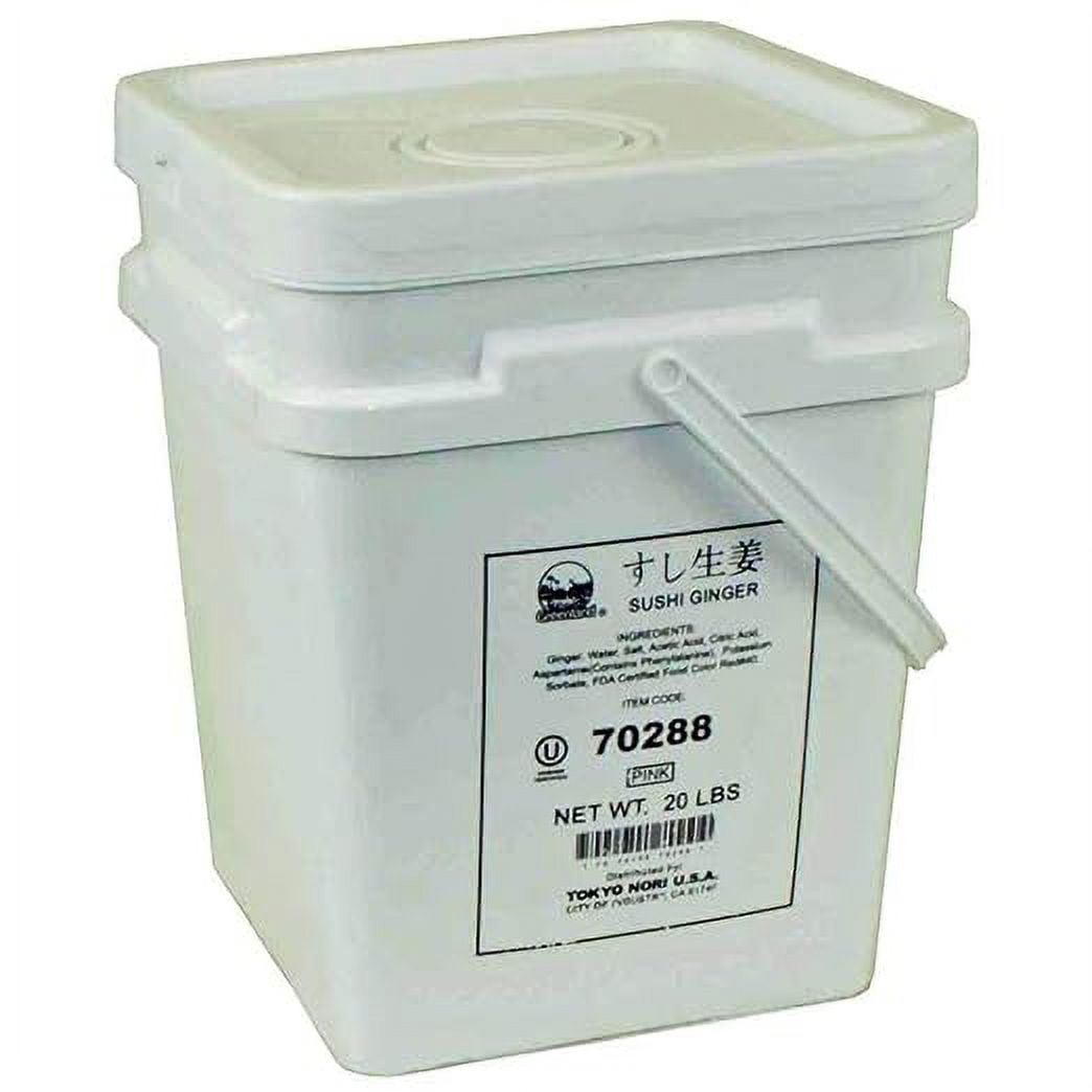 Savor Brands Sushi Pink Pickled Ginger, 20 Pound - 1 each.