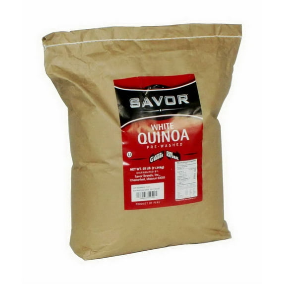 Savor Impo Rts Peruvian White Quinoa 25 Pounds