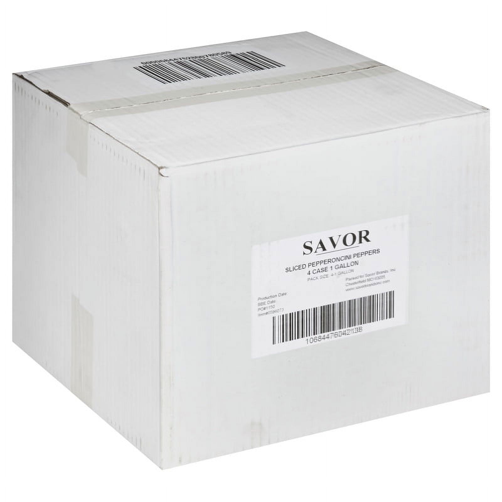 Savor Imports 596073 Sliced Pepperoncini 4-1 Gallon