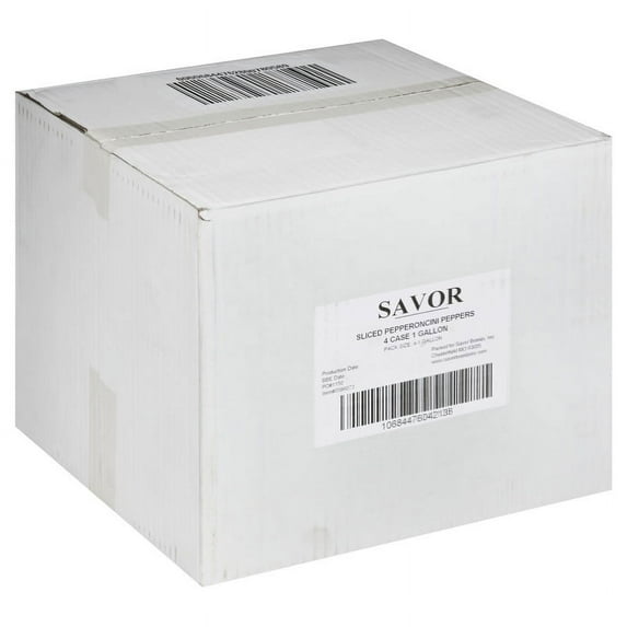 Savor Imports 596073 Sliced Pepperoncini 4-1 Gallon