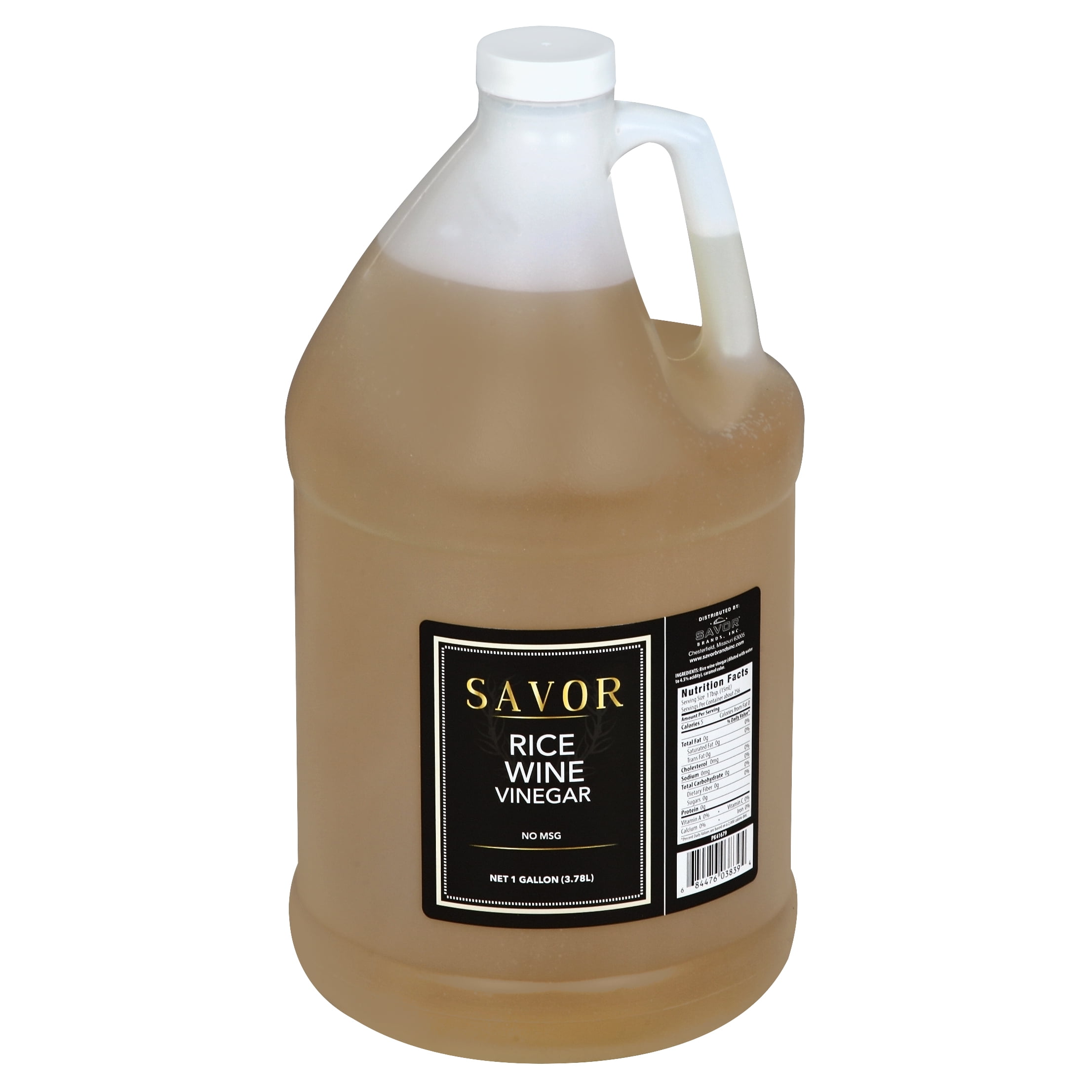 Savor Imports Unseasoned Rice 4.5% Vinegar Bulk, 1 Gallon, 4 Per Case