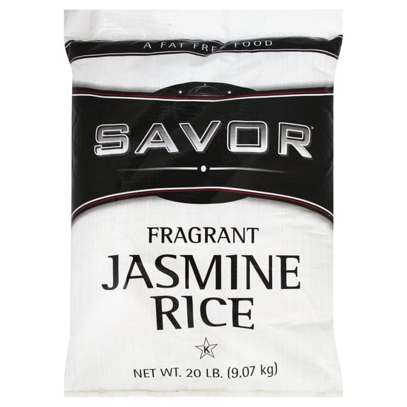 Savor, Rice Imported Long Grain Jasmine 20 lb (1 count)