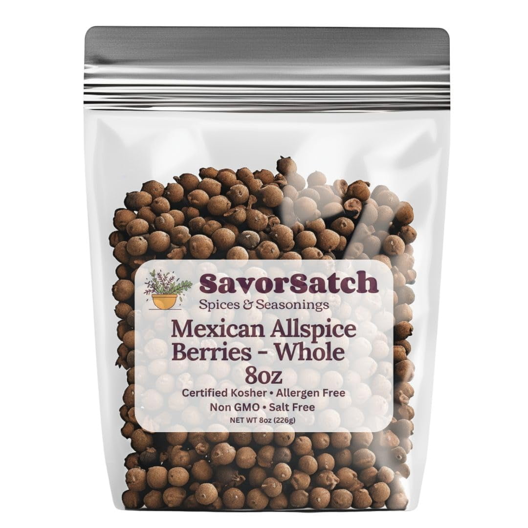 Slofoodgroup Whole Allspice Berries – 8 Oz Guatemalan Pimento Berries For Cooking & Baking