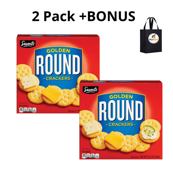 Savoritz Golden Rounds 13.7 oz, 2 Pack + Bonus
