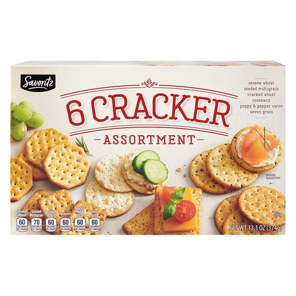 Savoritz Six Cracker Assortment 13.1 oz - Walmart.com