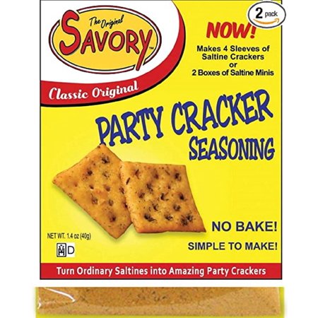 Savory Classic Original Party Cracker Seasoning  4 Pack Original Set