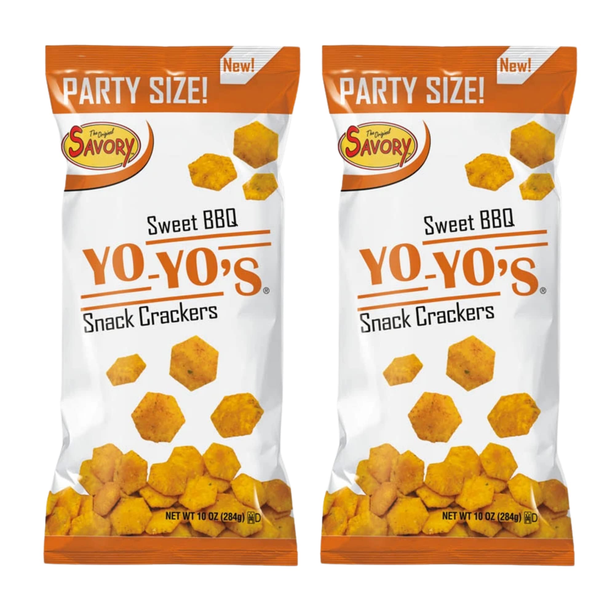 Savory Fine Foods Yoyo's Snack Crackers Party Size BBQ 2 Pack