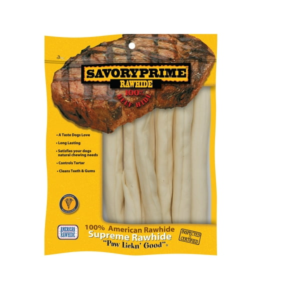 Savory Prime 27130 Mini Supreme Retriever American Rawhide Rolls 7 Count