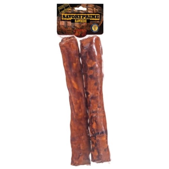 Savory Prime 9-10 in. Beef Rawhide Supreme Retriever Roll