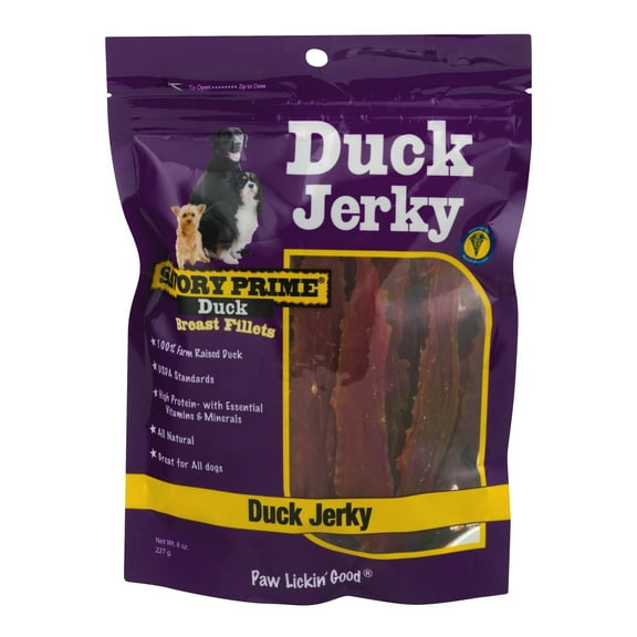 Savory Prime Dog Duck Jerky, 8.0 OZ