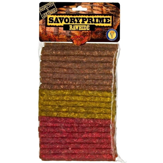 Savory Prime 5" Munchie Sticks Dog Chews, Beef & Chicken, 100 Count