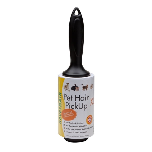 NeverHair Pet Hair Pick Up Roller for Clothing Furniture Carpets Bedding XL