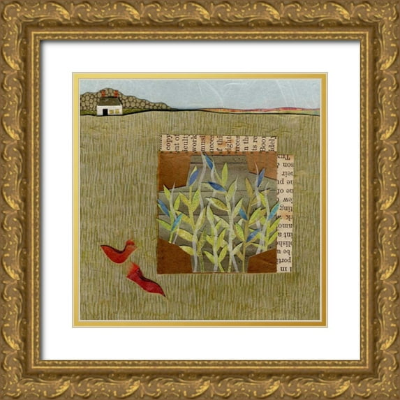 Savory, Susan 12x12 Gold Ornate Wood Framed with Double Matting Museum Art Print Titled - Tiny House II