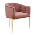 thumbnail image 1 of Modway Savour Tufted Performance Velvet Accent Chair in Dusty Rose, 1 of 6