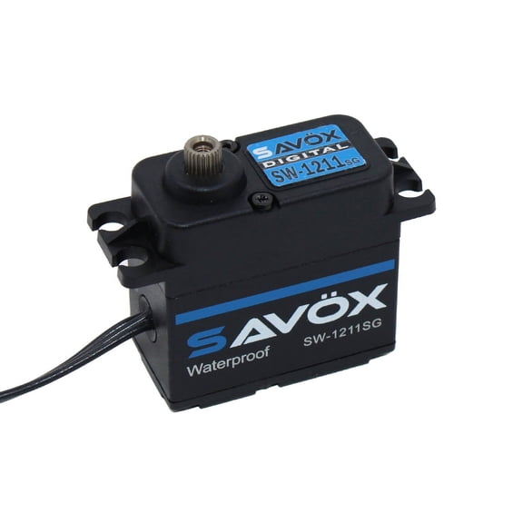 Savox SW-1211SG Waterproof Aluminum Case Digital Steel Gear Servo (High Voltage)