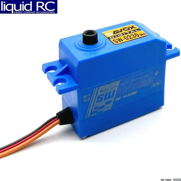 Savox SW0230MGP Waterproof Standard Digital Servo W/Soft Start 0.13sec / 111.1o