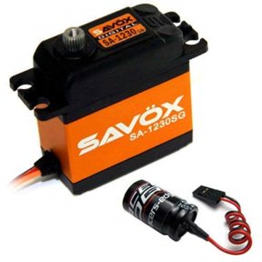 savox sa1230sg monster torque coreless steel gear servo free glitch buster jr futaba hitech traxxas losi hpi arrma