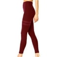 thumbnail image 1 of Ashton Leggings  -  Maroon - Small, 1 of 5