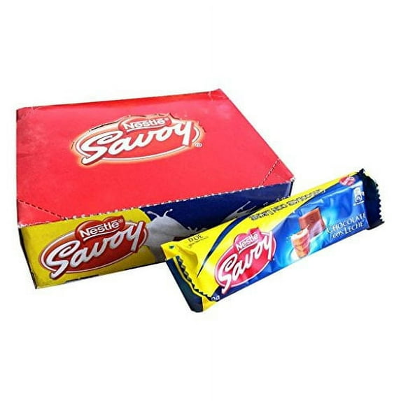 Savoy. Chocolate de Leche.12 unidades de 30 g cada uno.