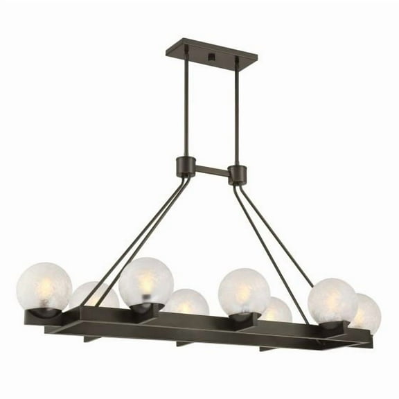 Savoy House - 1-1016-8-15 - Darien 8-Light Linear Chandelier in Mediterranean Bronze