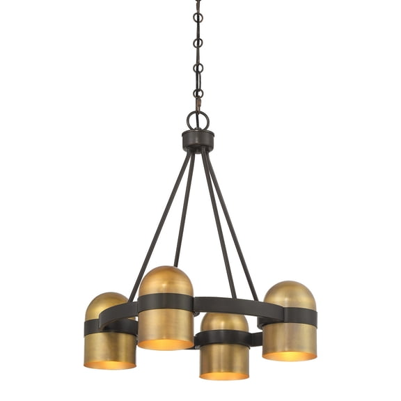 Savoy House 1-1151-4 Andover 4 Light 20" Wide Led Chandelier - Mediterranean Bronze /