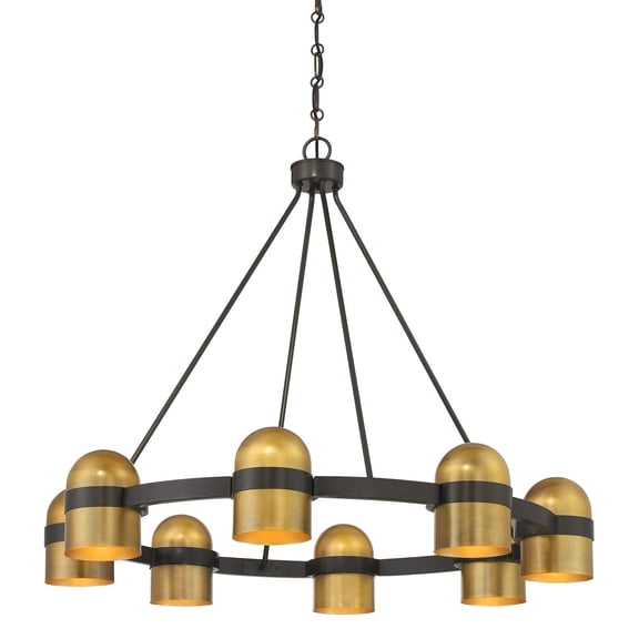 Savoy House 1-1152-8 Andover 8 Light 35" Wide Led Chandelier - Mediterranean Bronze /