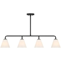 Savoy House 1-4014-4 Blair 4 Light 40" Wide Linear Chandelier - Black