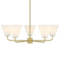 Savoy House 1-4015-5 Blair 5 Light 30" Wide Chandelier - Brass