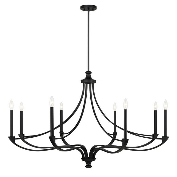 Preserve 8-Light Chandelier in Matte Black