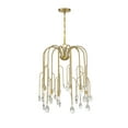 thumbnail image 1 of Noble Brass Six Light Chandelier from the Anholt Collection, 1 of 5