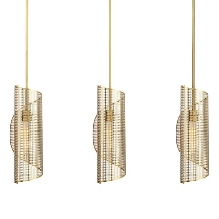 Savoy House 1-8031-3 Hillbourne 3 Light 38" Wide Linear Pendant - Brass