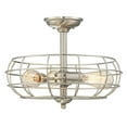 thumbnail image 1 of Savoy House 1-8075-3-SN Scout 3 Light Semi-Flush (16" W x 13"H), 1 of 6